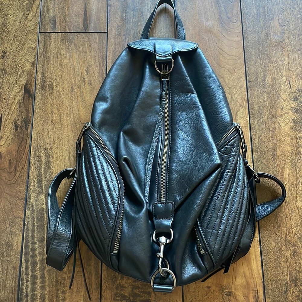 Rebecca Minkoff Julian Backpack (black leather)